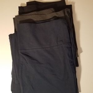 Women's 3-Pack Fold-Over Capri Pant's - 1x